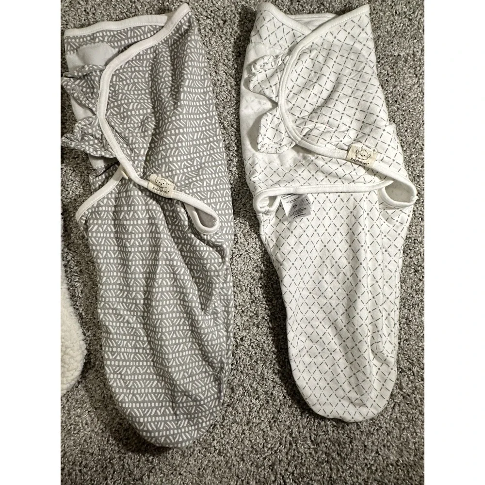 Unisex Baby Stroller Sack Wrap And 2 KeaBabies Soothe Swaddle Wraps EUC!‎